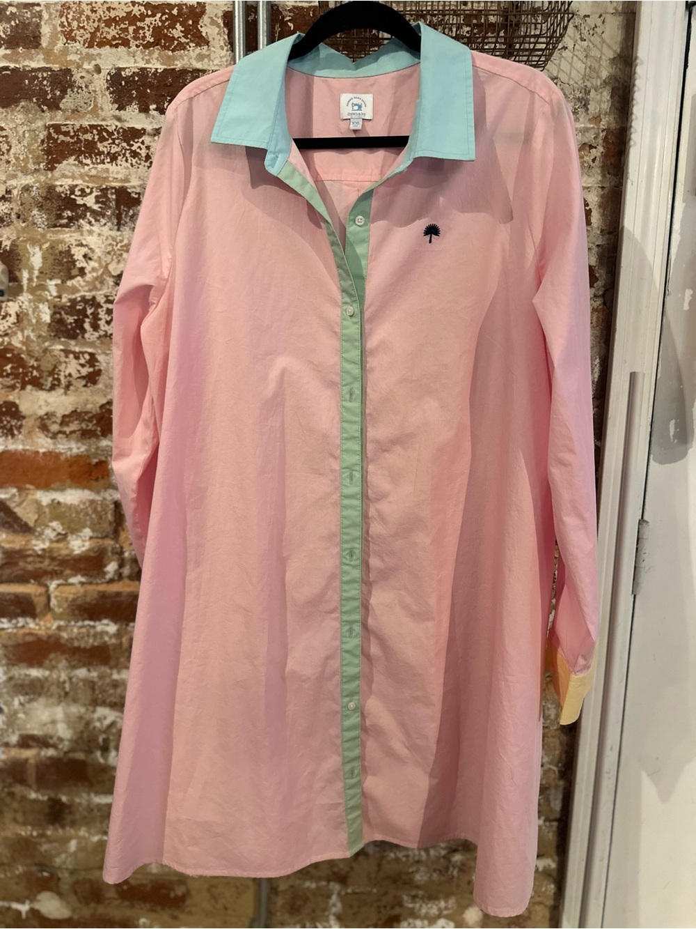 NWOT Sewing Down South x Crown & Ivy Murray Long Sleeve Shirtdress, Size XXL - Picture 5 of 6